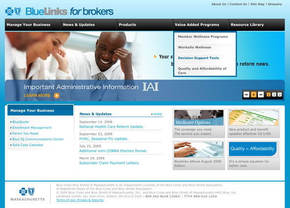 BlueLinks for Brokers screenshot