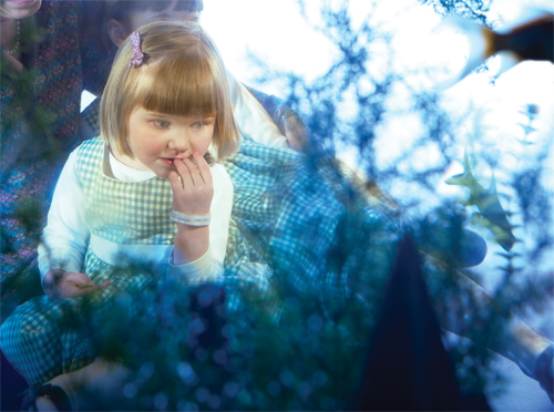 Three-year-old Kaitlin at Children's Hospital