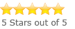 Customer Service Rating 5 of 5 Stars